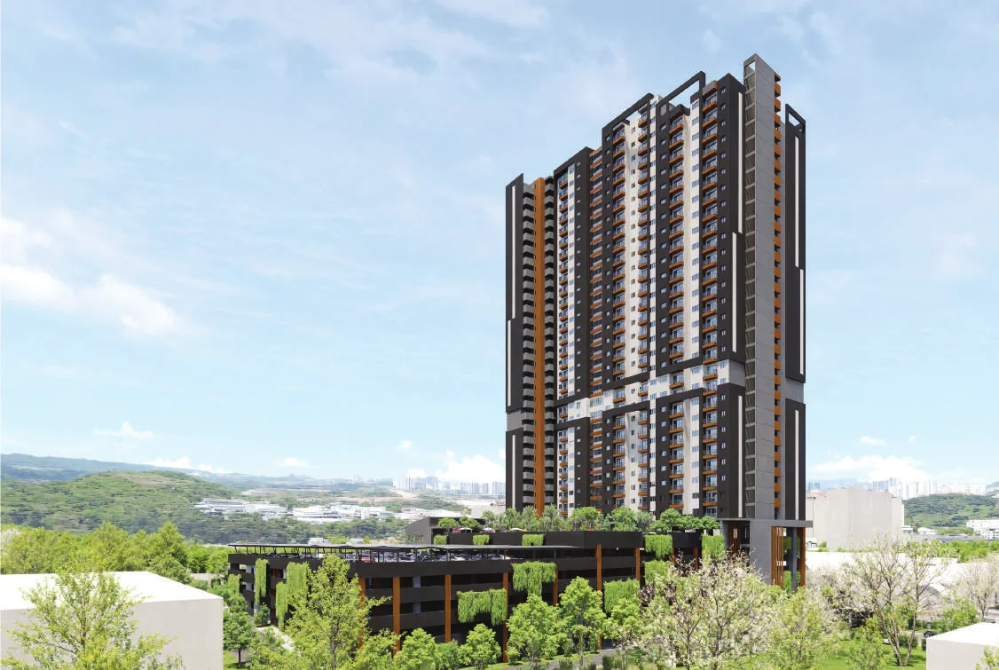 Alamanda Heights Seri Kembangan 36-storey tower exterior, artist's impression