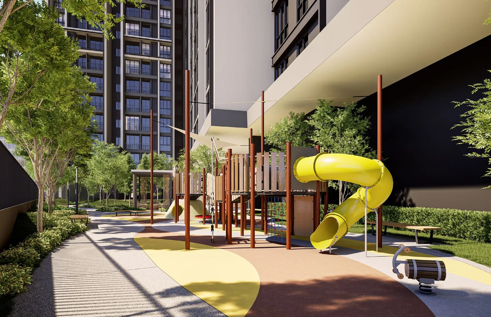 Amara Residences kid's playground, artist's impression