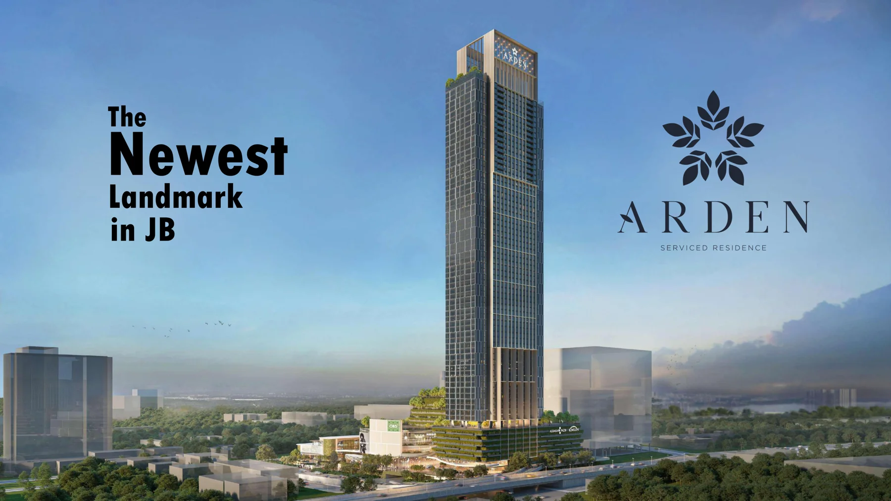 Arden Serviced Residence facade, artist's impression