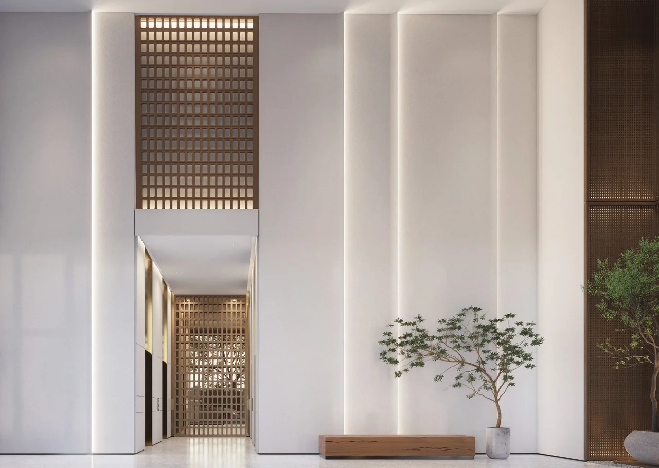 ARRA Residences lift lobby, artist's impression