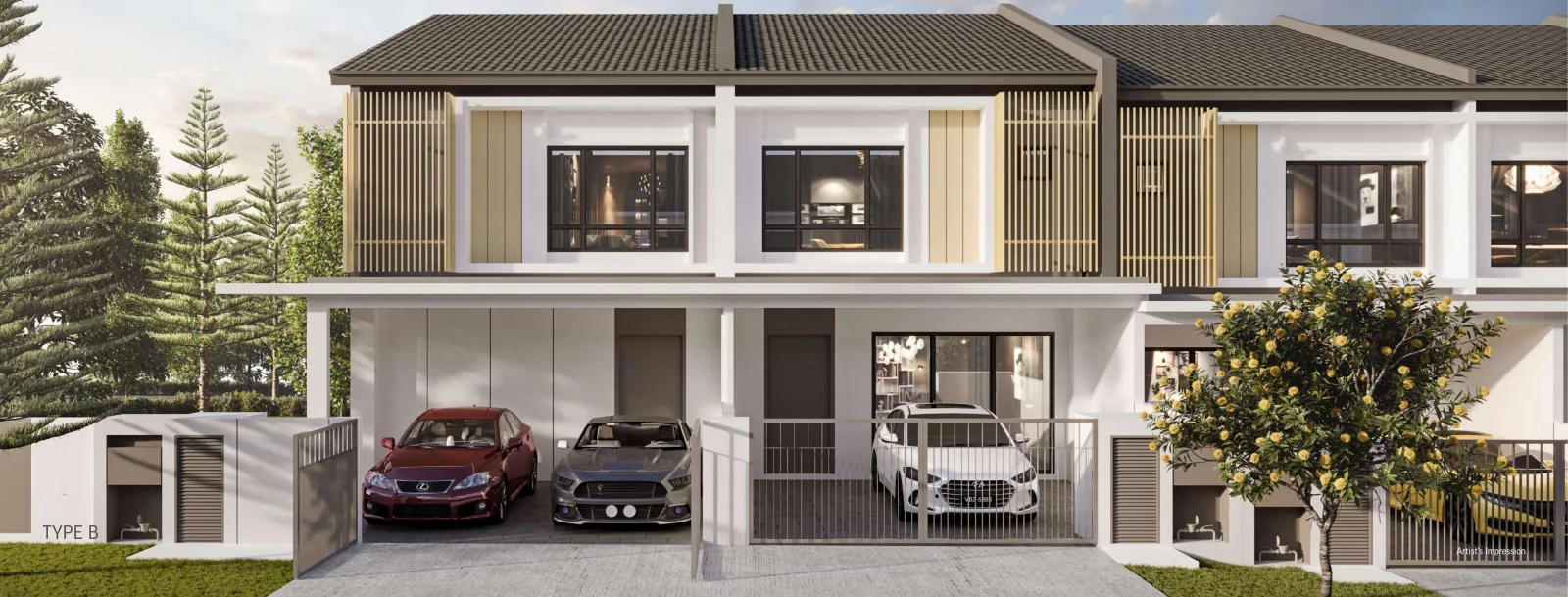 Botanica Hills Rawang, artist's impression