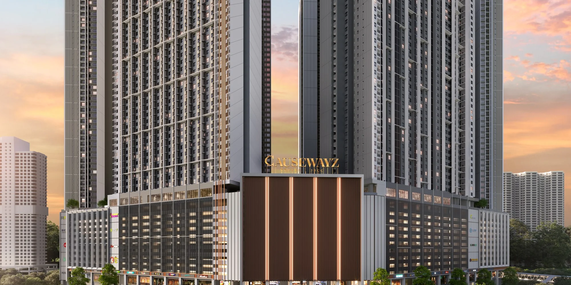 Causewayz Square @ JBCC facade, artist's impression