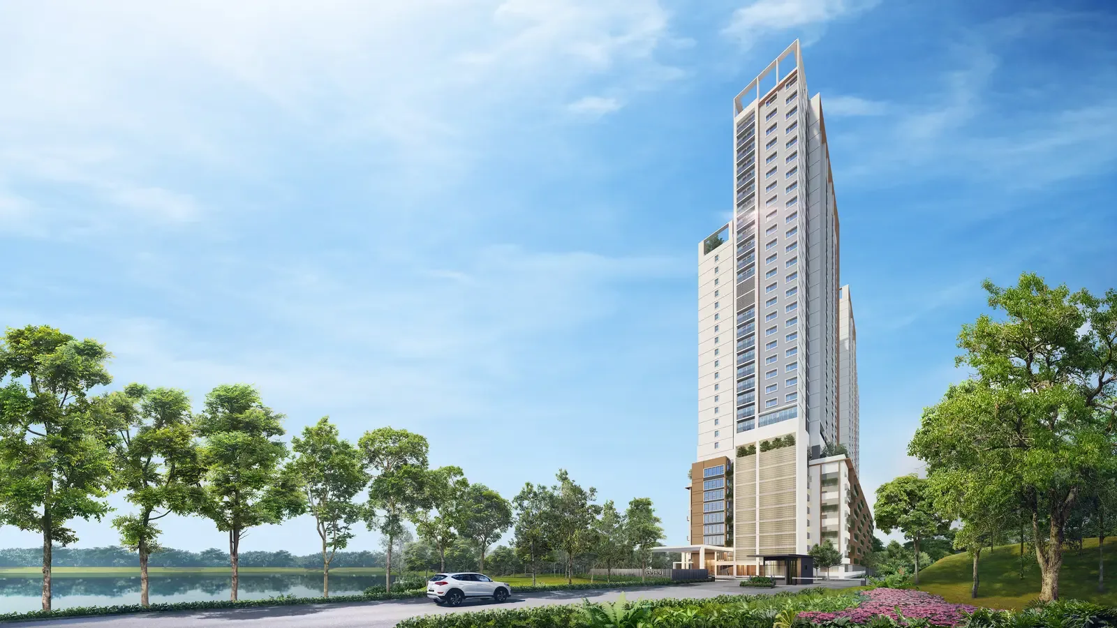 Danau Puchong facade, artist's impression