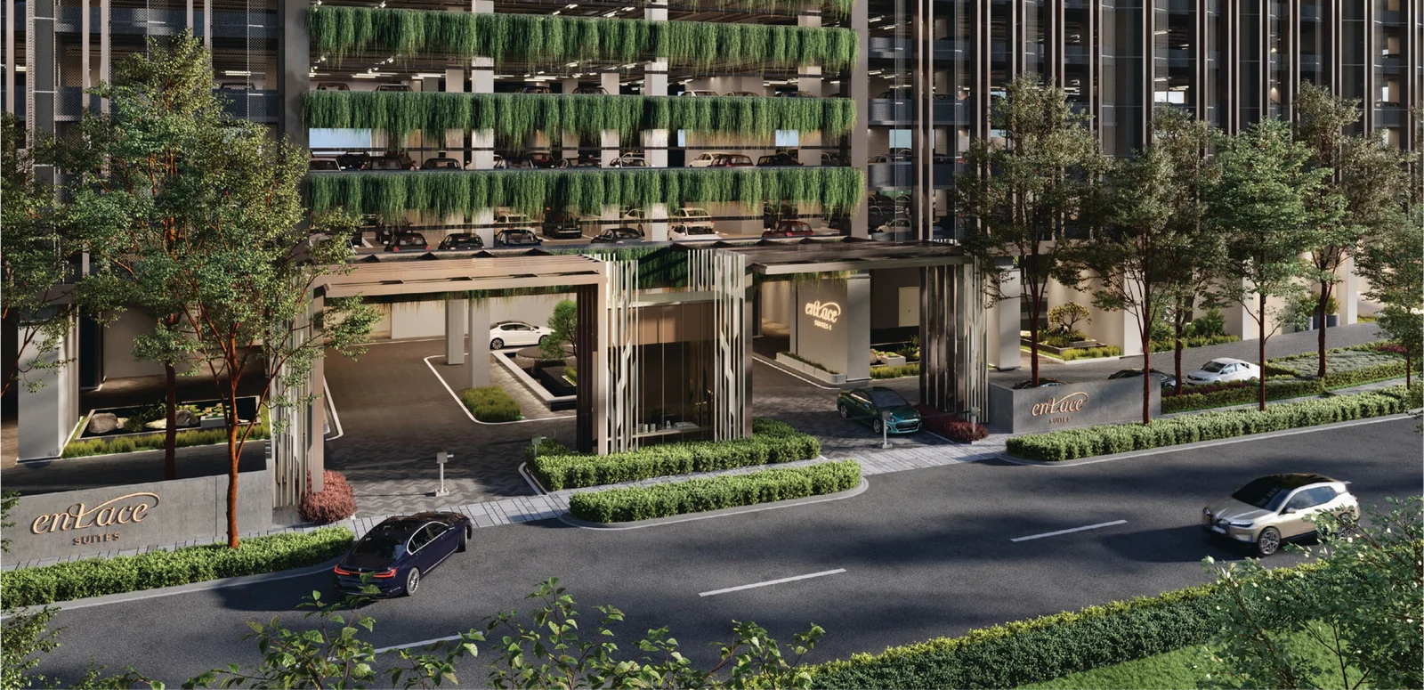 Enlace Suites facade, artist's impression
