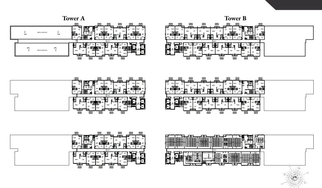 Keeperz Suites Type A dual-key studio floor plan — 484 sq ft