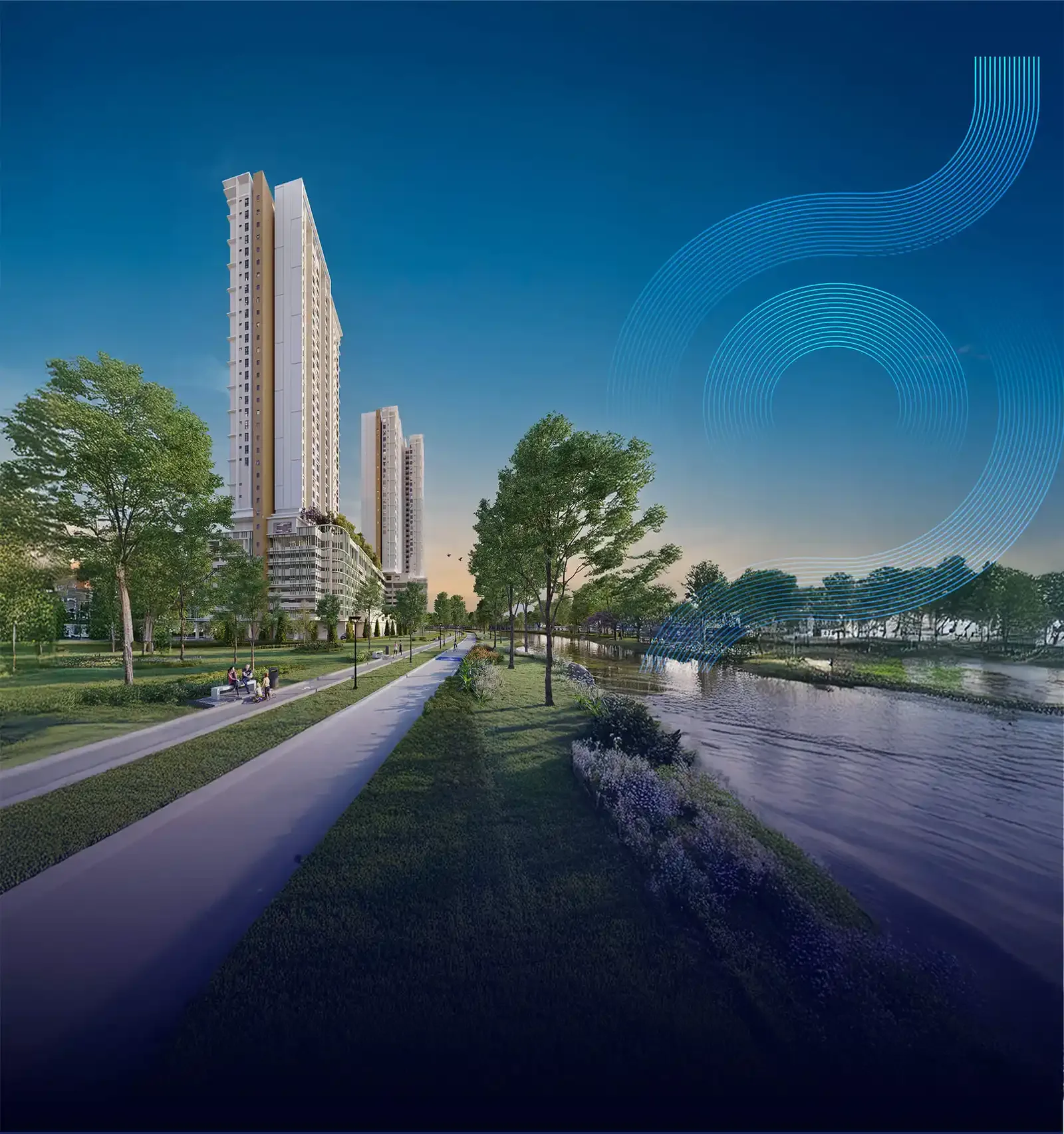 Loop Residences facade, artist's impression