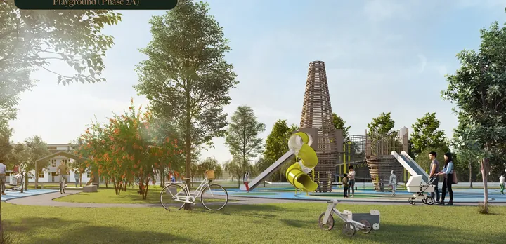 Playground and green pocket garden at M Tiara Skudai, artist's impression