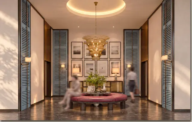 MABA Suitez lift lobby, artist's impression
