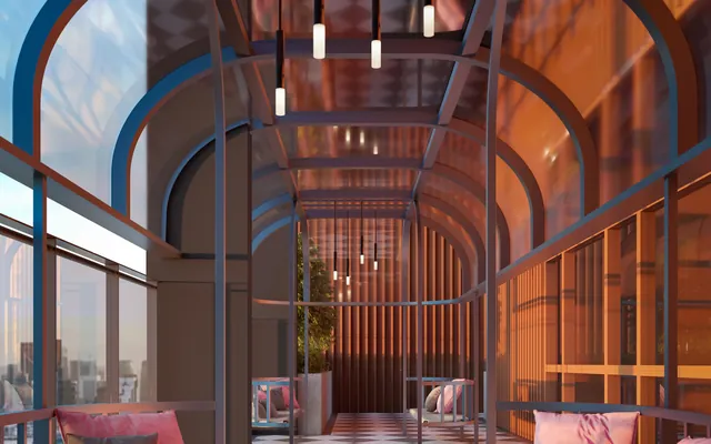 MABA Suitez Loft Lounge glasshouse, Tower A Level 53A, artist's impression