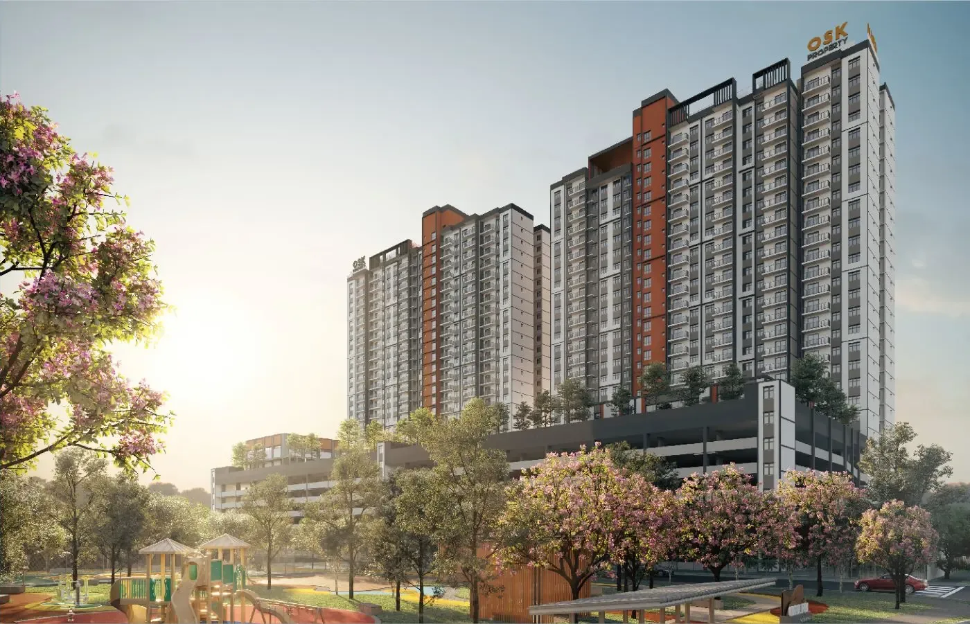 Nara at Shorea Park facade, artist's impression