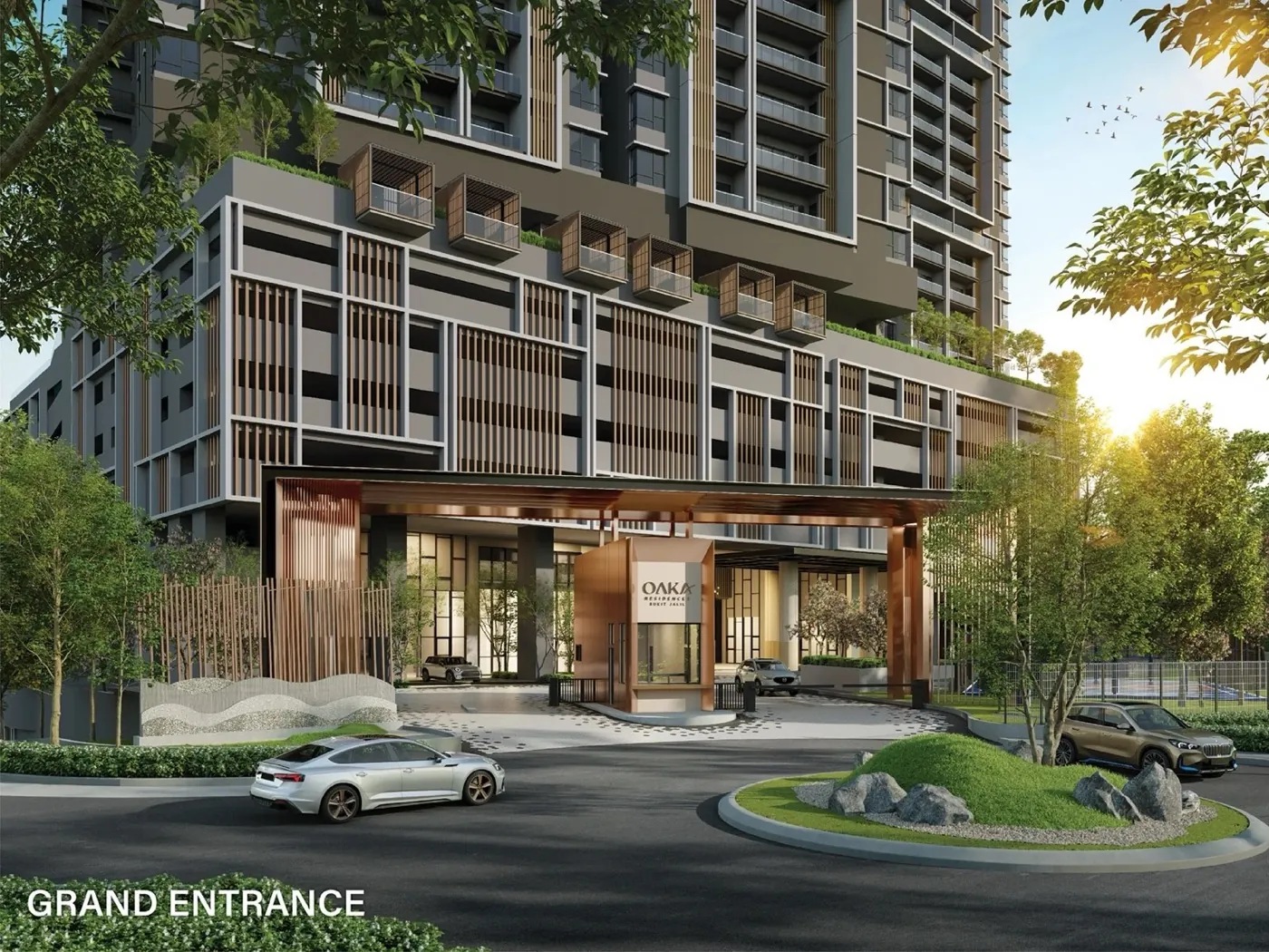 Oaka Residences Bukit Jalil facade, artist's impression