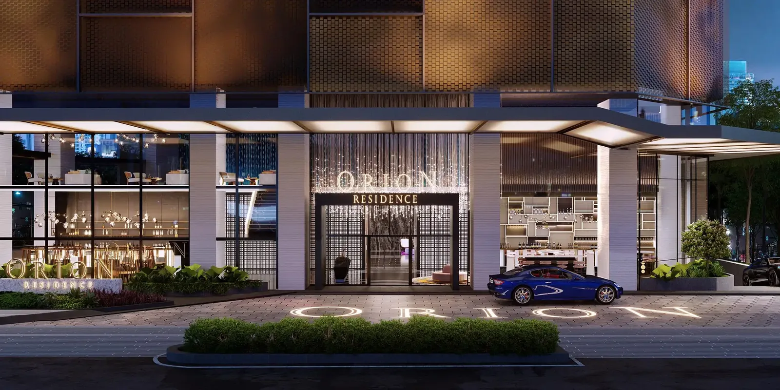 Orion Residence facade, artist's impression