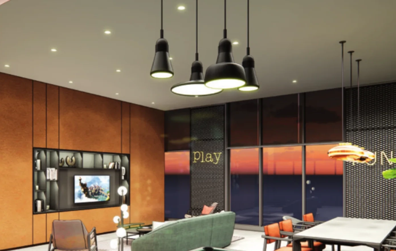Ren Residence games room, artist's impression