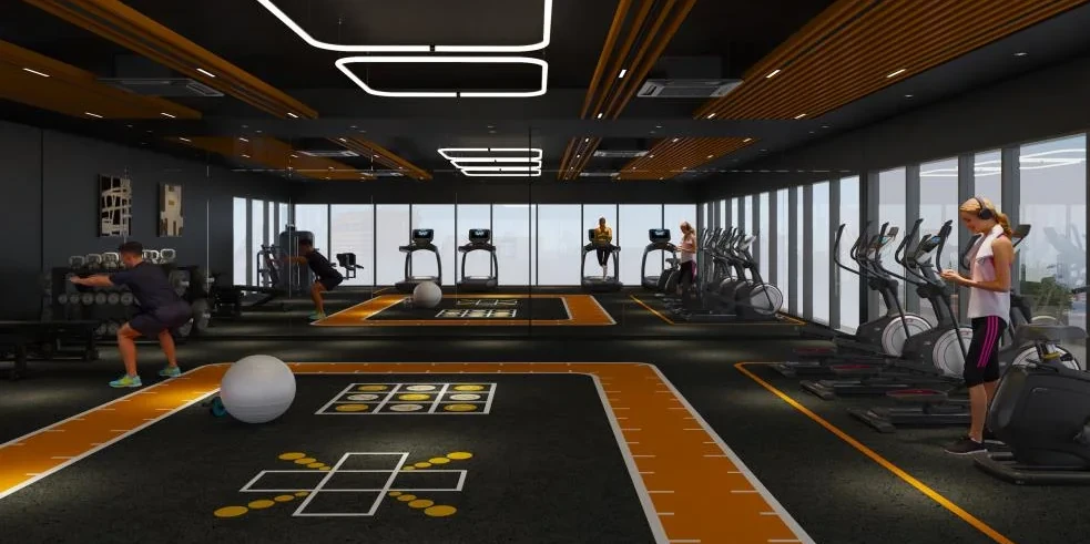 Sena Residences gym, artist's impression