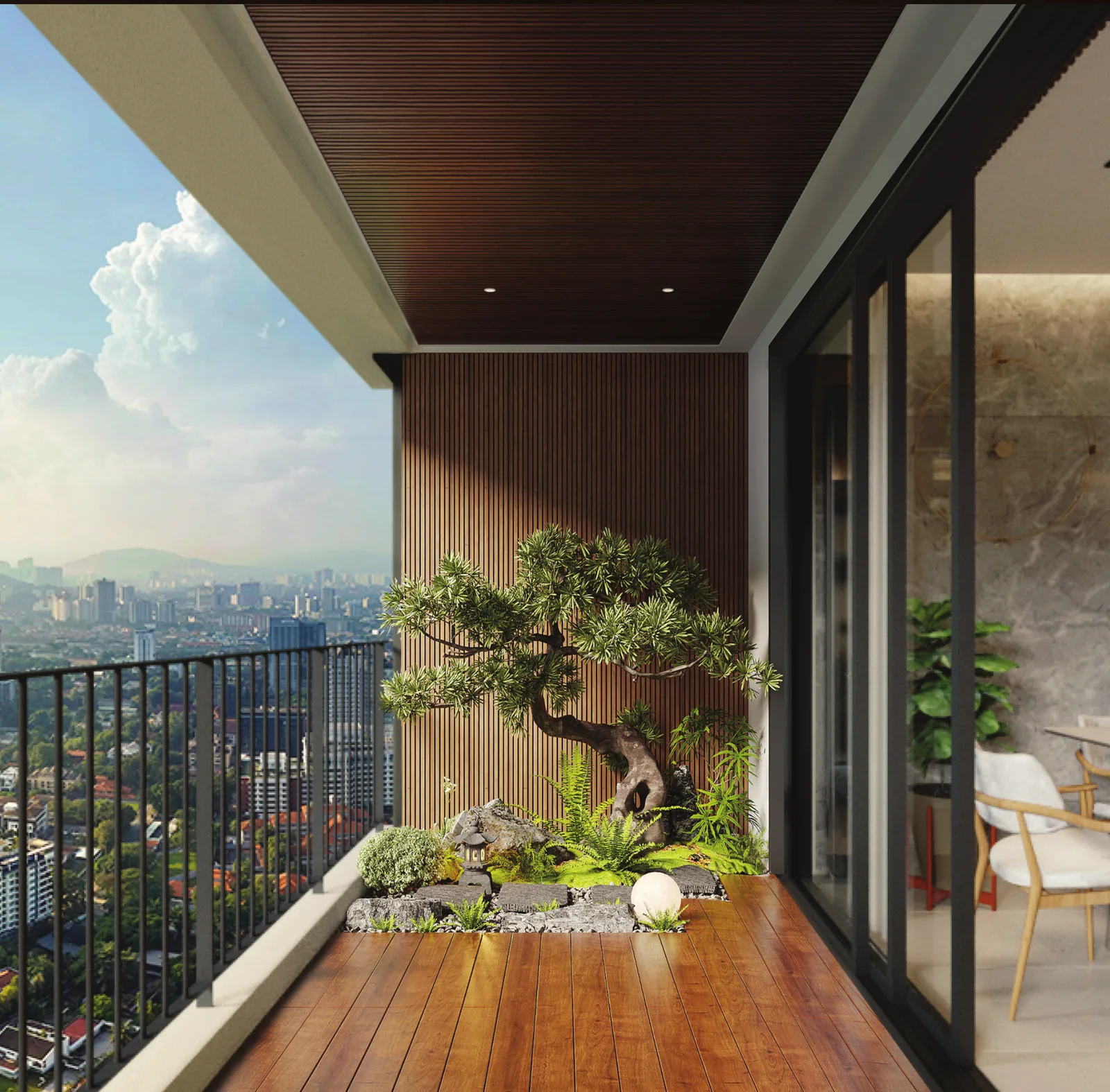 Stellar Damansara 25 x 7 ft private balcony, artist's impression