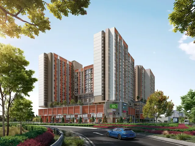 Ara Bloc Residences facade, artist's impression