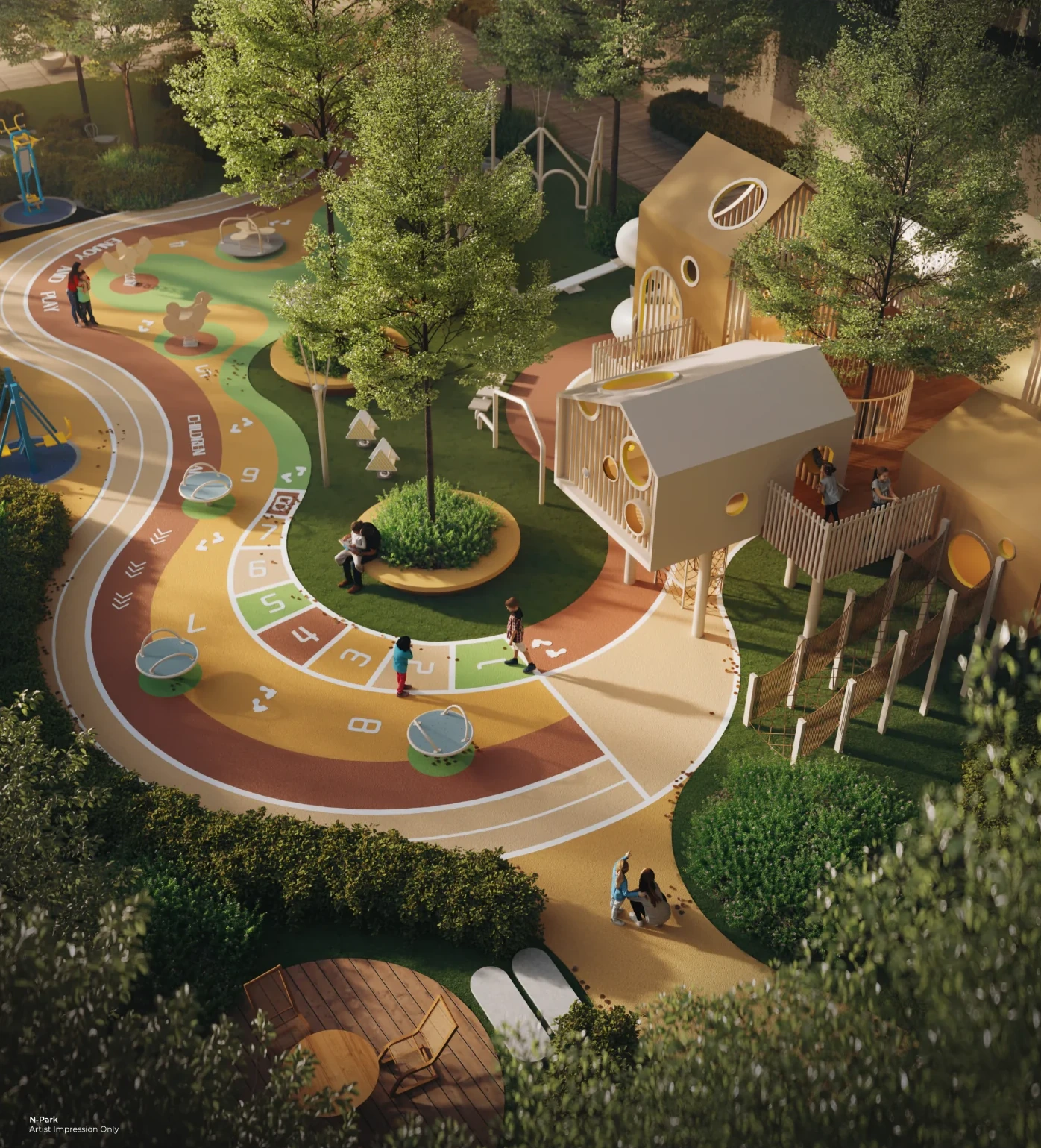 Trinity Nordic Residences N-Park playground, artist's impression