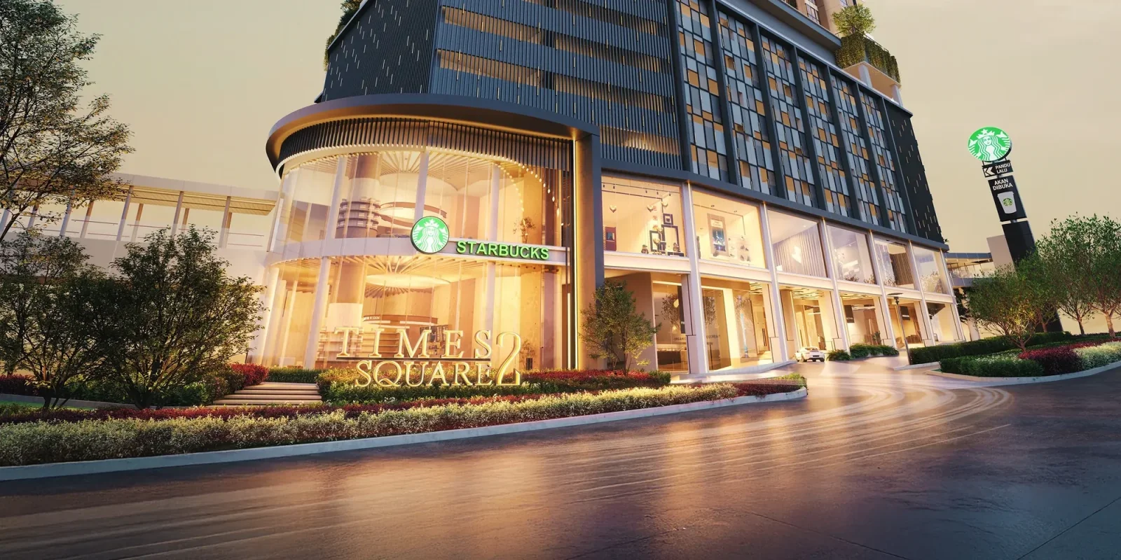 Times Square 2 facade, artist's impression