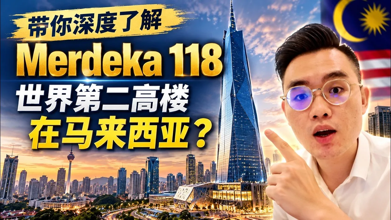 Video thumbnail: Merdeka 118, the world's second-tallest building in Kuala Lumpur, with presenter Joey Ng