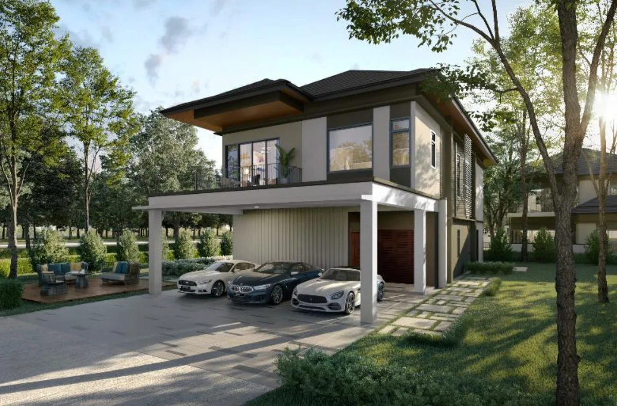 The Walden 2 Type E double-storey bungalow at Bandar Seri Coalfields, artist's impression